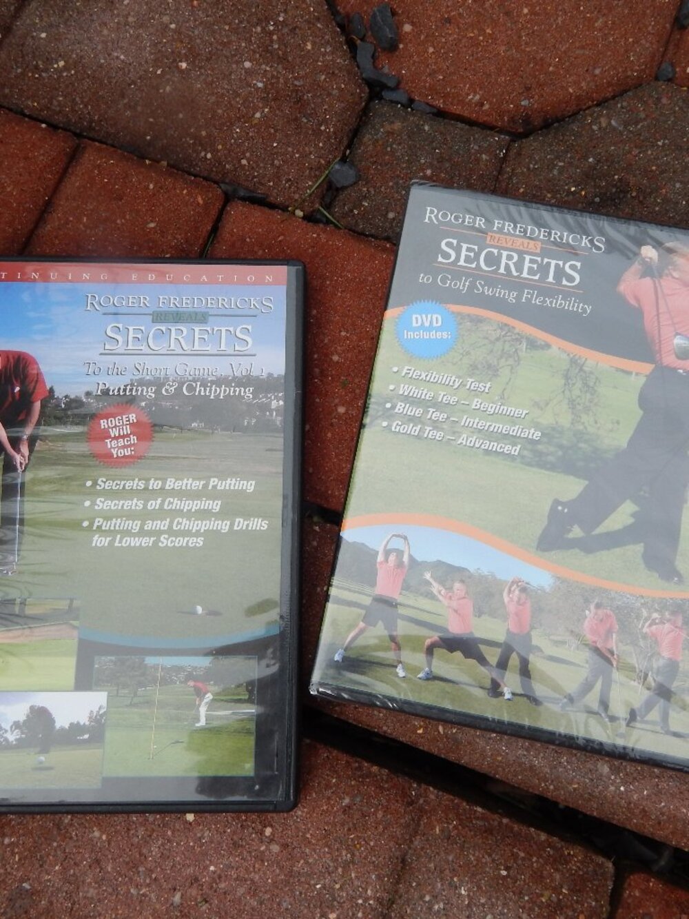 Roger Fredericks Reveal Secrets Golf Swing Fundamental Flexibility Power DVD Set